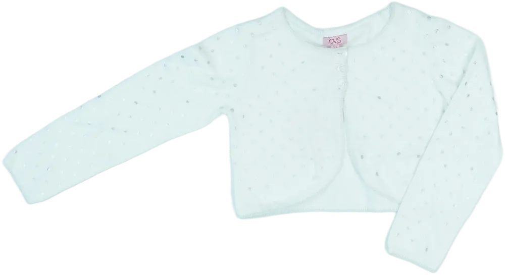 Fehér OVS Kardigán EU 116 / UK 6 év / US 6 év/S