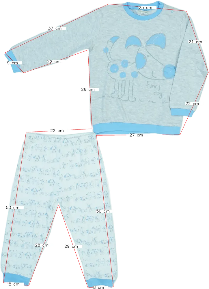 Szürke OVS Pizsama EU 98 / UK 3 év / US 3T