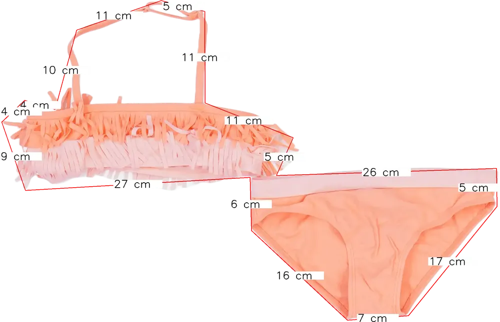 Sárga (narancs) OVS Bikini EU 128 / UK 8 év / US 8 év/M