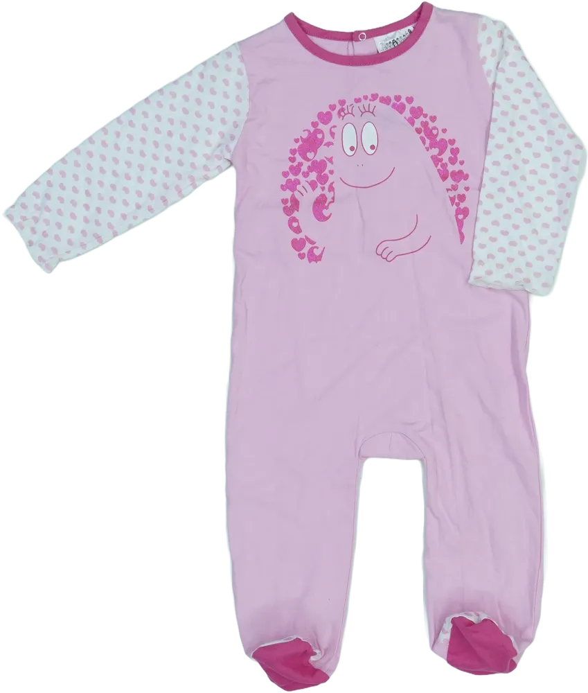Rózsaszín Barbapapa Hosszú ujjú rugdalózó EU 86 / UK 12-18 hónap / US 18 hónap