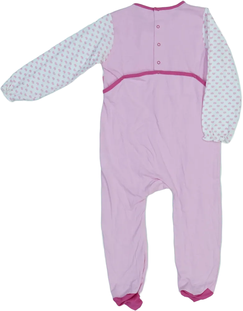 Rózsaszín Barbapapa Hosszú ujjú rugdalózó EU 92 / UK 2 év / US 2T