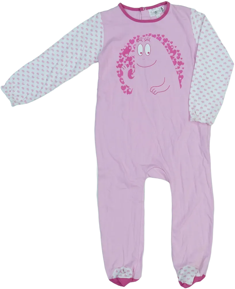 Rózsaszín Barbapapa Hosszú ujjú rugdalózó EU 92 / UK 2 év / US 2T