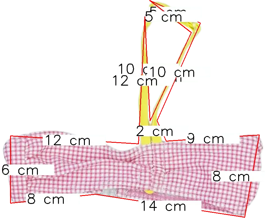 Rózsaszín OVS Bikini felső EU 98 / UK 3 év / US 3T