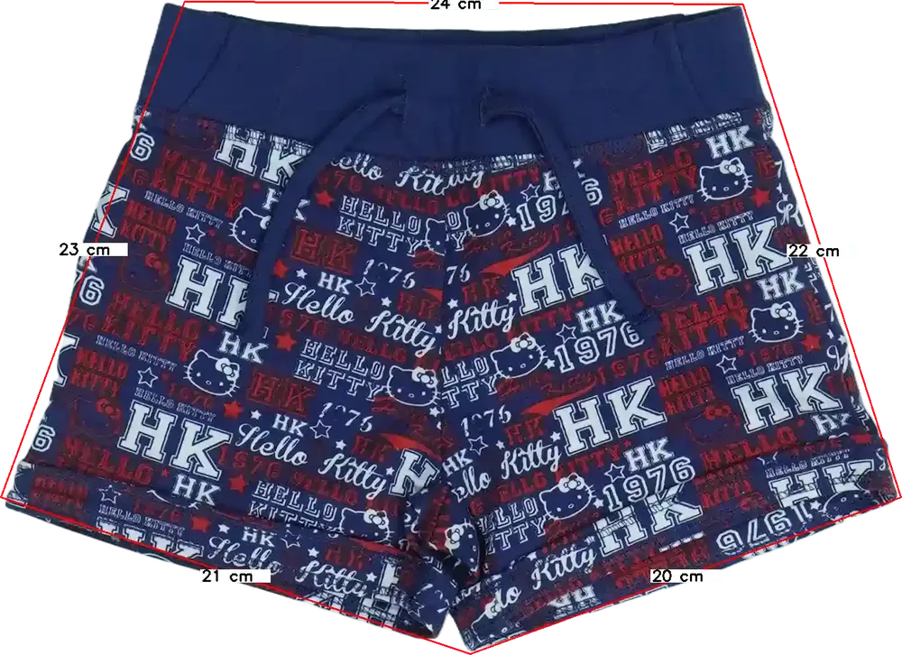 Kék Hello Kitty Rövidnadrág EU 98 / UK 3 év / US 3T