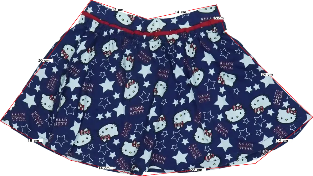 Lila Sanrio Szoknya EU 128 / UK 8 év / US 8 év/M