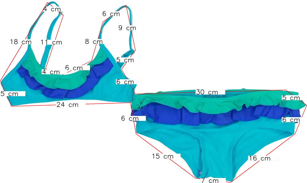 Kék OVS Bikini EU 140 / UK 10 év / US 10 év/L