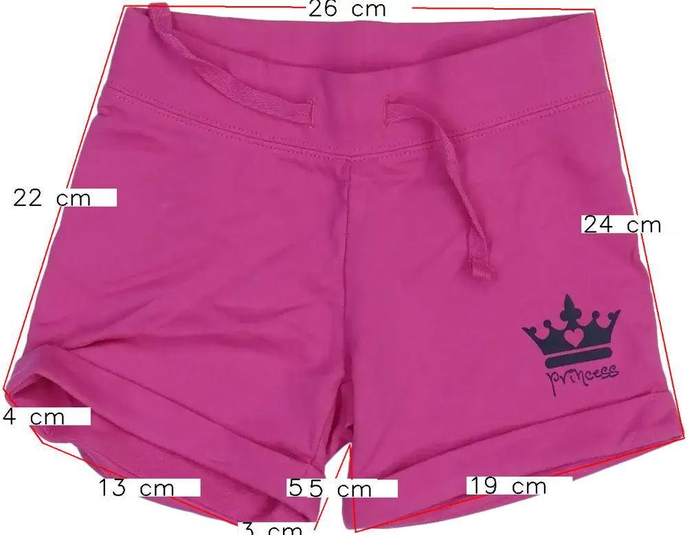 Piros OVS Rövidnadrág EU 116 / UK 6 év / US 6 év/S