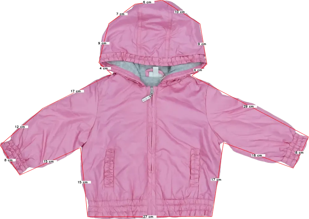 Rózsaszín OVS - Fagottino Széldzseki EU 74 / UK 6-9 hónap / US 6-9 hónap