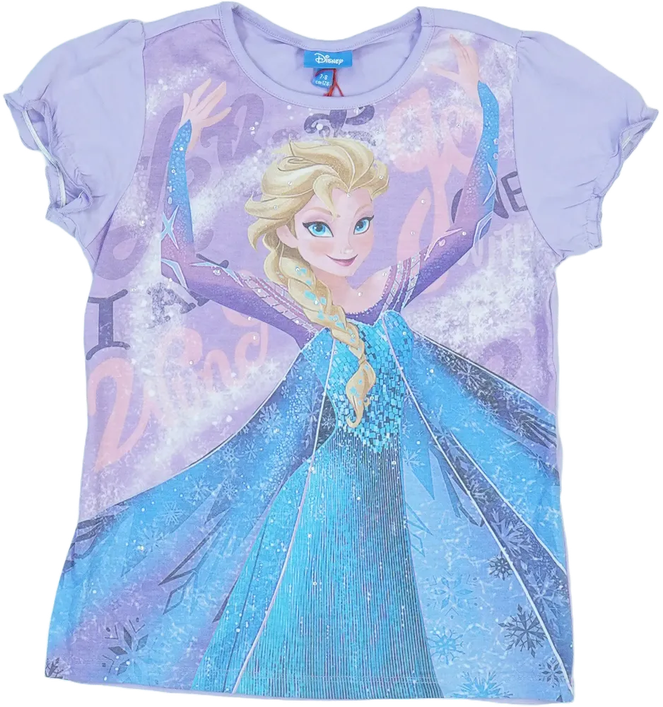 Lila Disney Póló EU 128 / UK 8 év / US 8 év/M
