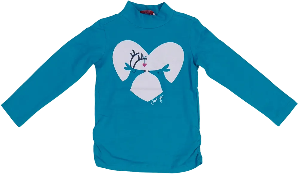 Kék OVS Hosszú ujjú felső EU 104 / UK 4 év / US 4T/XS