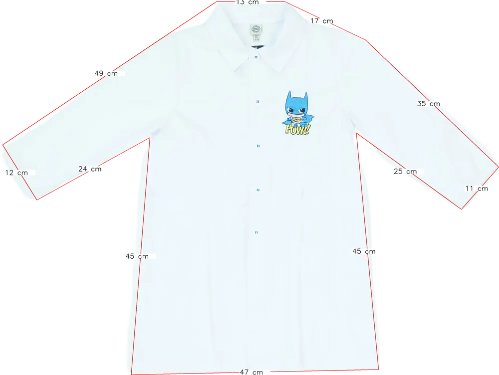 Fehér DC Ing EU 110 / UK 5 év / US 5 év/XS