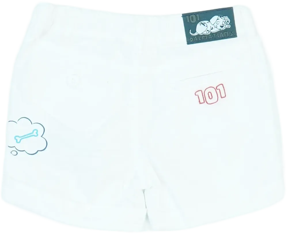 Fehér Disney Rövidnadrág EU 68 / UK 3-6 hónap / US 3-6 hónap