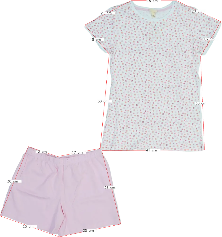 White OVS 2-piece set - Top &amp; Bottom EU 152 / UK 12 years / US 12 years/L