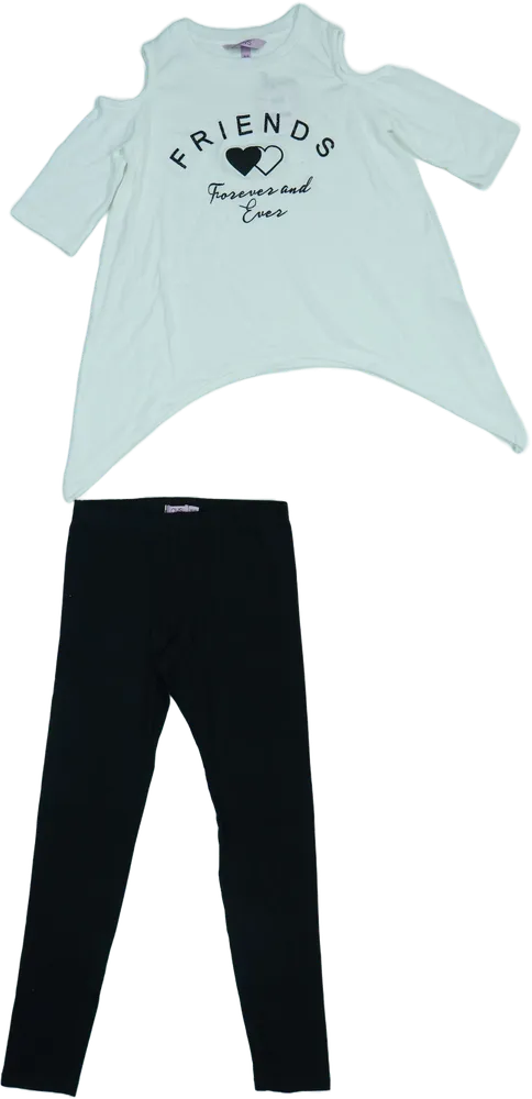 White OVS 2-piece set - Top &amp; Bottom EU 158 / UK 13 years / US 14 years/XL