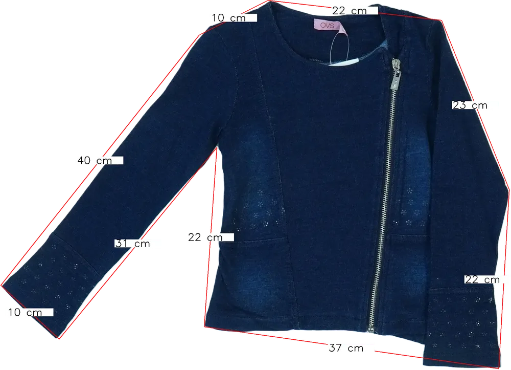 Kék OVS Kardigán EU 116 / UK 6 év / US 6 év/S