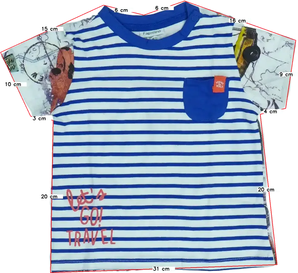 Fehér OVS - Fagottino Póló EU 86 / UK 12-18 hónap / US 18 hónap