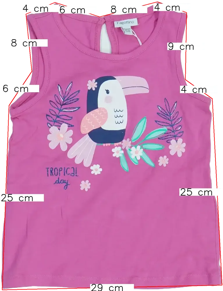 Rózsaszín OVS Póló EU 92 / UK 2 év / US 2T