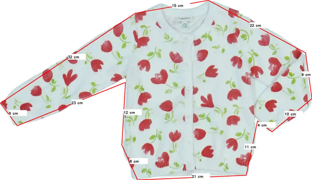 Fehér OVS - Fagottino Kardigán EU 86 / UK 12-18 hónap / US 18 hónap