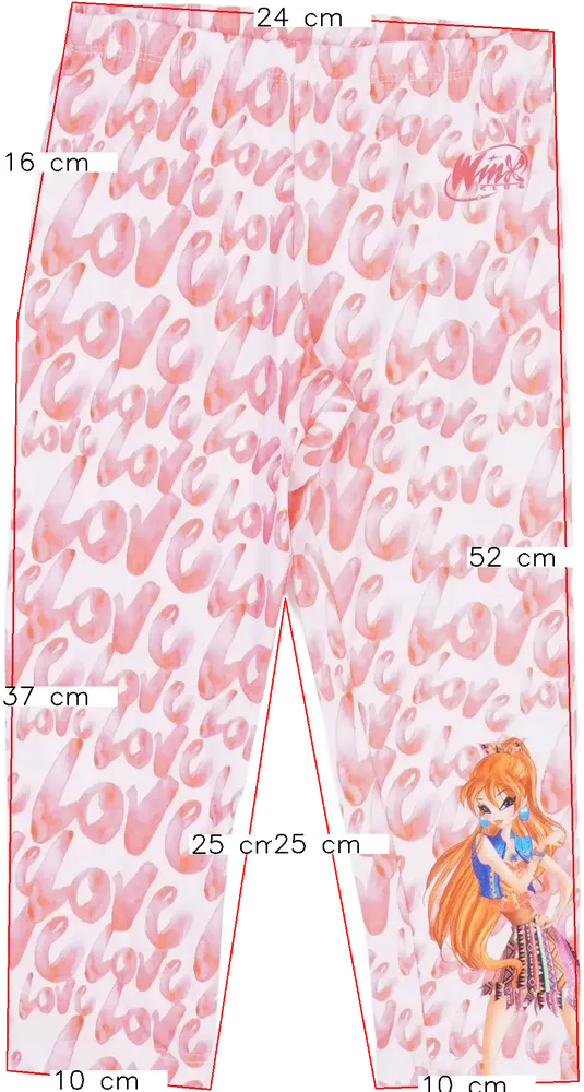 Rózsaszín Egyéb Leggings EU 122 / UK 7 év / US 7 év/M