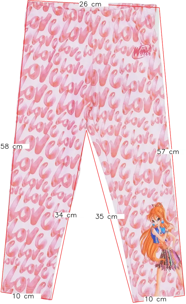 Rózsaszín Egyéb Leggings EU 128 / UK 8 év / US 8 év/M