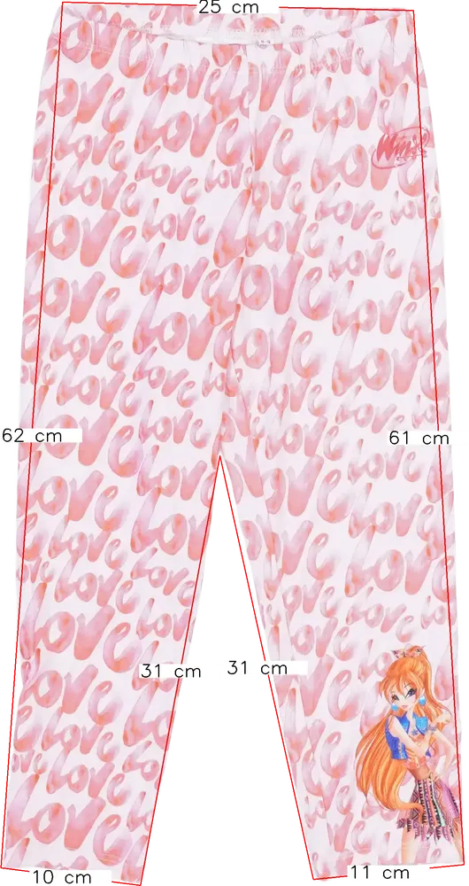 Rózsaszín Egyéb Leggings EU 134 / UK 9 év / US 9 év/L