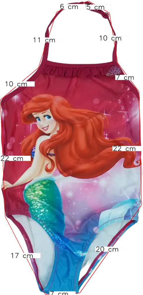 Rózsaszín Disney Fürdőruha EU 128 / UK 8 év / US 8 év/M