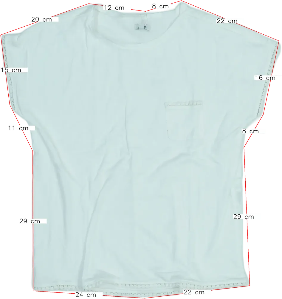 Fehér OVS Póló EU 170 / UK 15 év / US XL