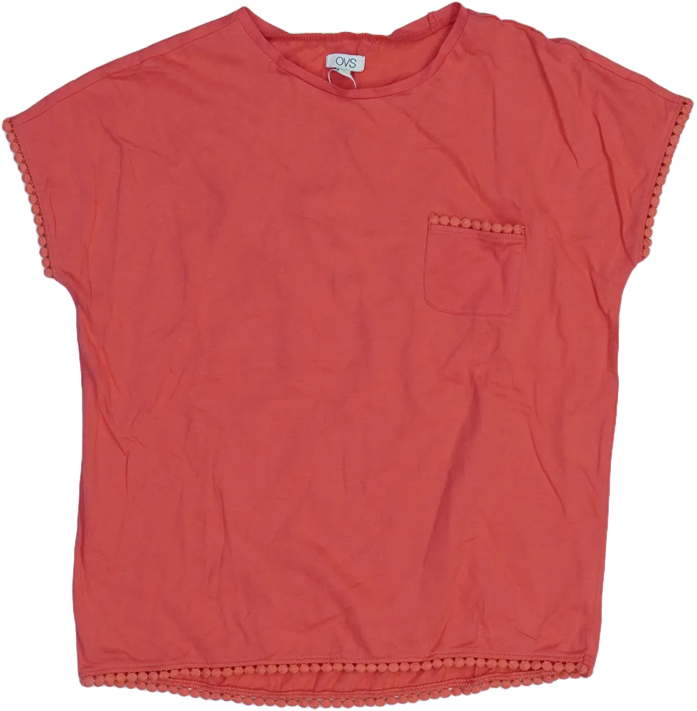 Rózsaszín OVS Póló EU 164 / UK 14 év / US 14 év/XL