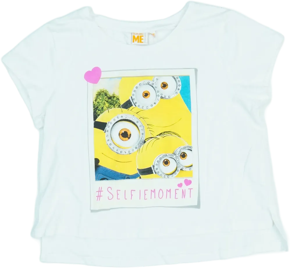 Fehér Despicable Me Póló EU 164 / UK 14 év / US 14 év/XL