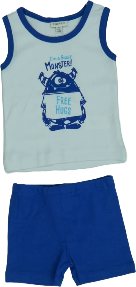 Multicoloured OVS - Fagottino 2-piece set - Top &amp; Bottom EU 74 / UK 6-9 months / US 6-9 months