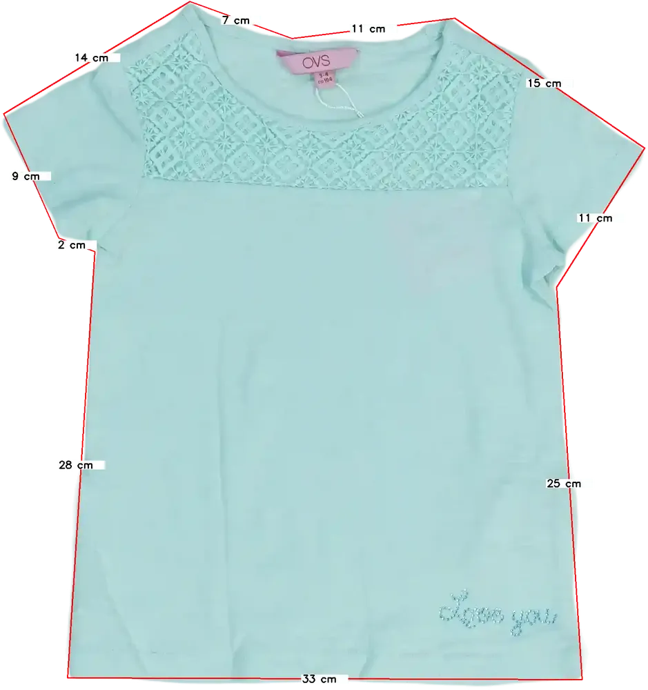 Zöld OVS Blúz EU 104 / UK 4 év / US 4T/XS