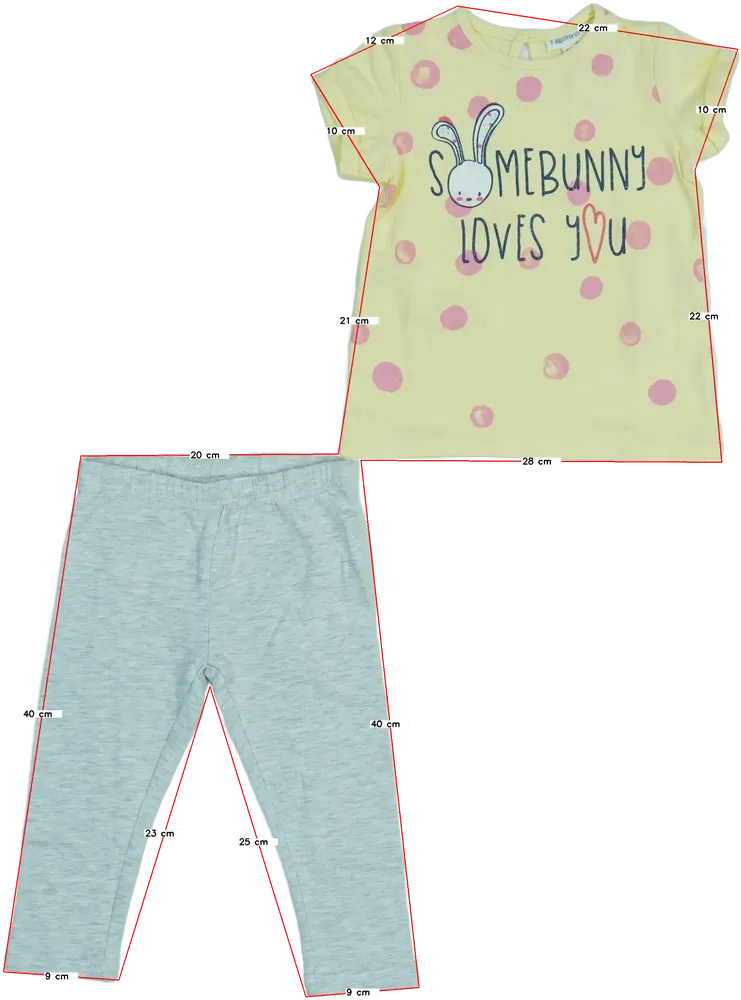 Yellow OVS - Fagottino 2-piece set - Top &amp; Bottom EU 86 / UK 12-18 months / US 18 months