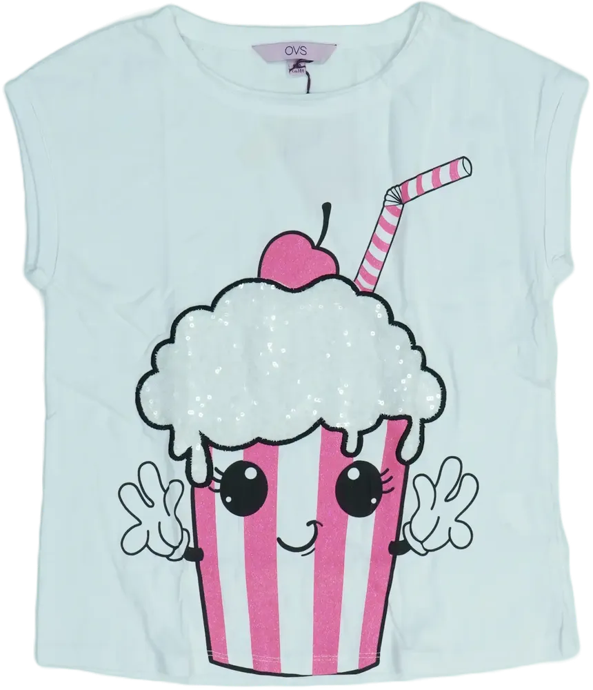 Fehér OVS Póló EU 140 / UK 10 év / US 10 év/L