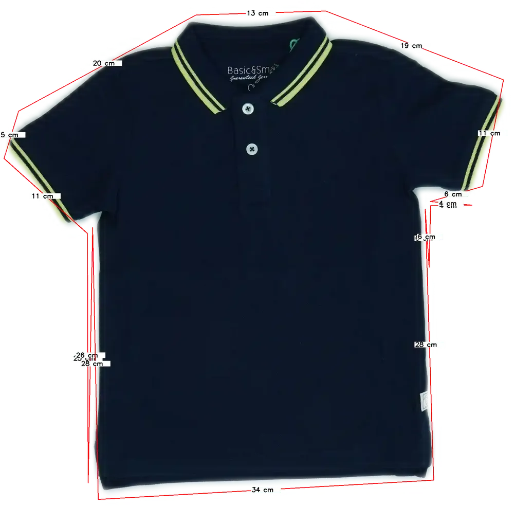 Kék OVS Galléros póló EU 104 / UK 4 év / US 4T/XS