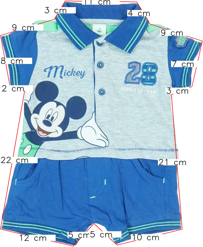 Többszínű Disney Napozó EU 62 / UK 0-3 hónap / US 0-3 hónap