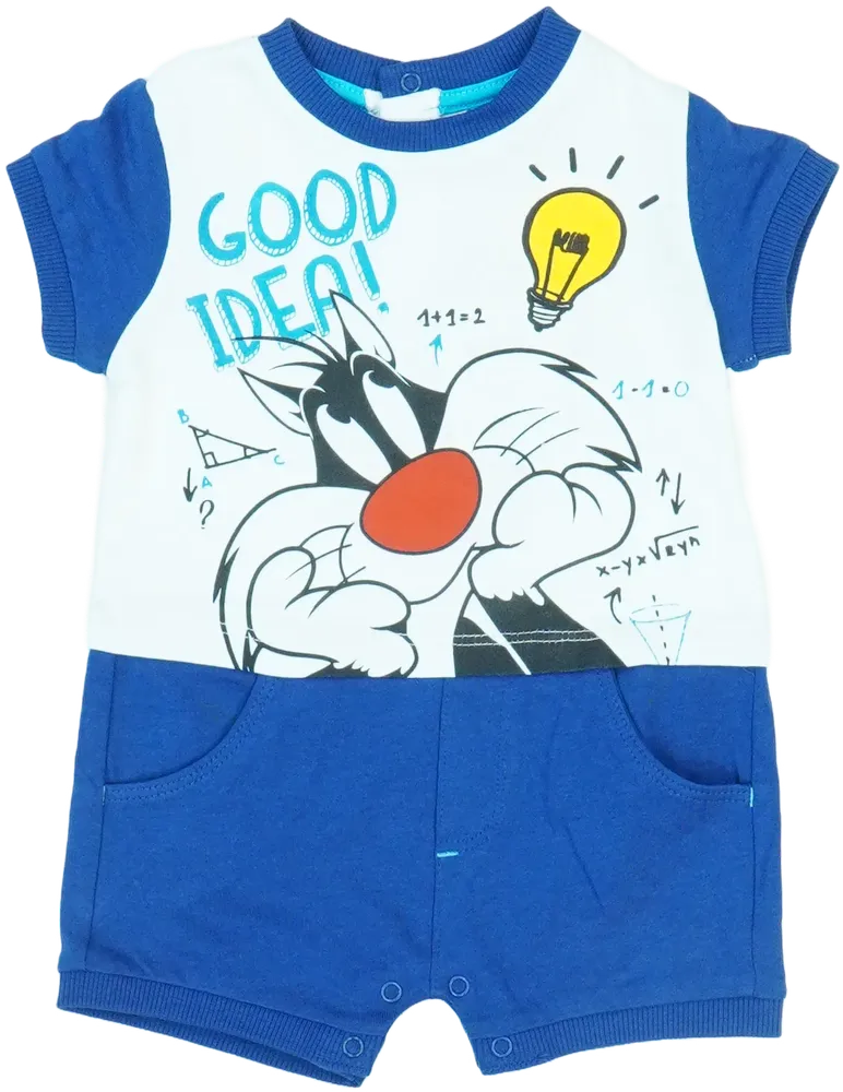 Kék Looney Tunes Napozó EU 62 / UK 0-3 hónap / US 0-3 hónap