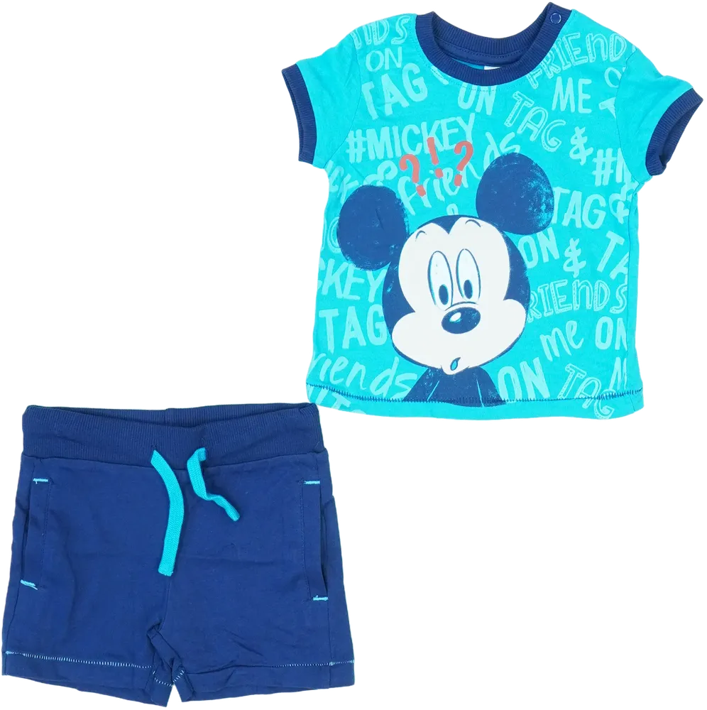 Kék Disney 2 részes szett - Felsőruházat és nadrág EU 74 / UK 6-9 hónap / US 6-9 hónap