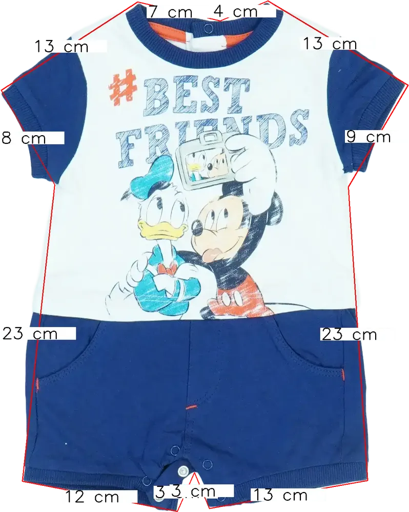 Multicoloured Disney Romper EU 68 / UK 3-6 months / US 3-6 months