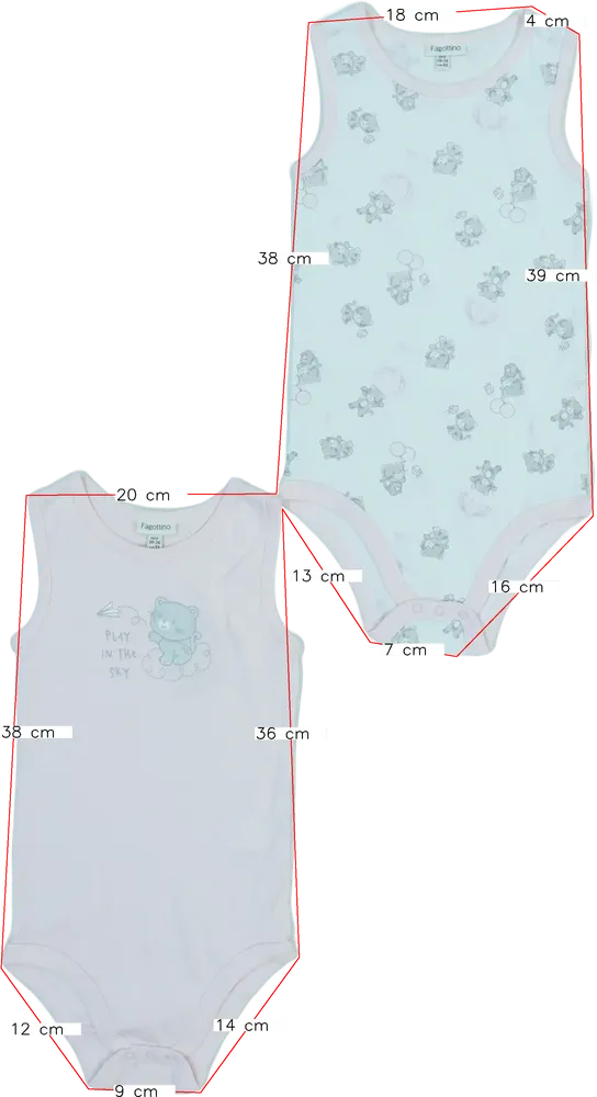 Rózsaszín OVS - Fagottino Csomag - Body EU 98 / UK 3 év / US 3T