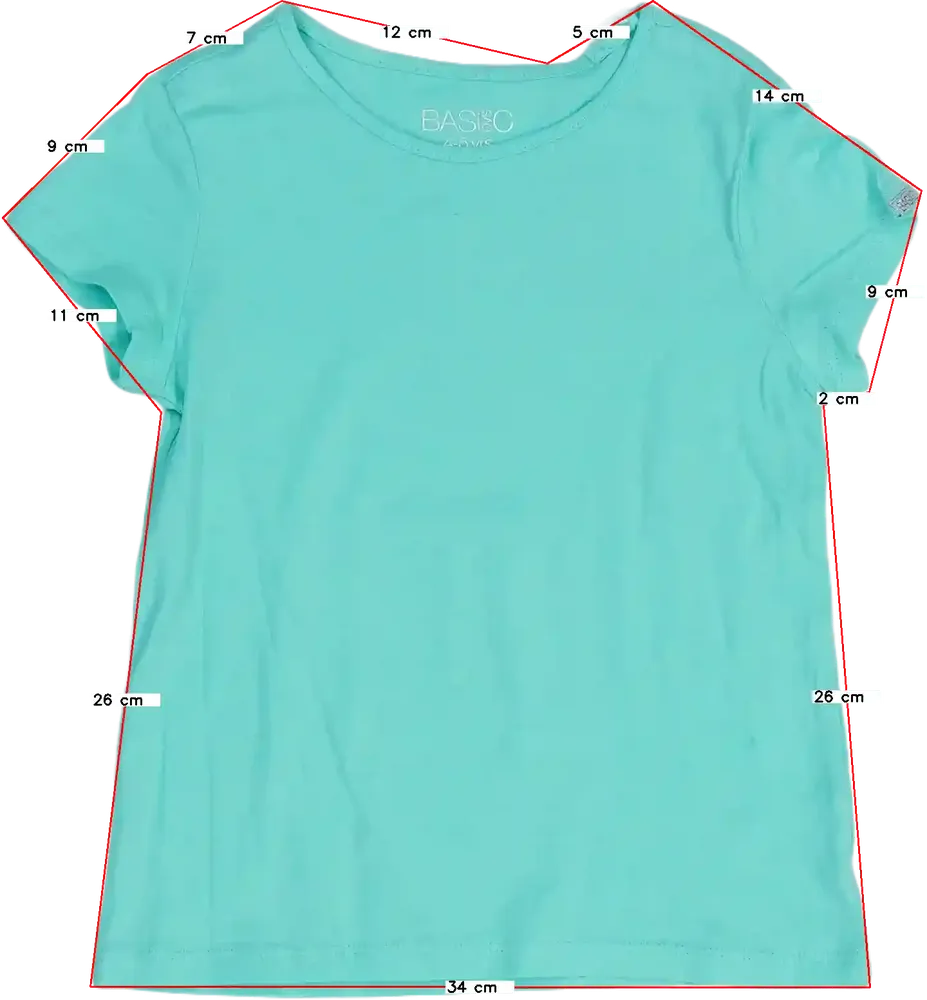 Zöld OVS Póló EU 110 / UK 5 év / US 5 év/XS