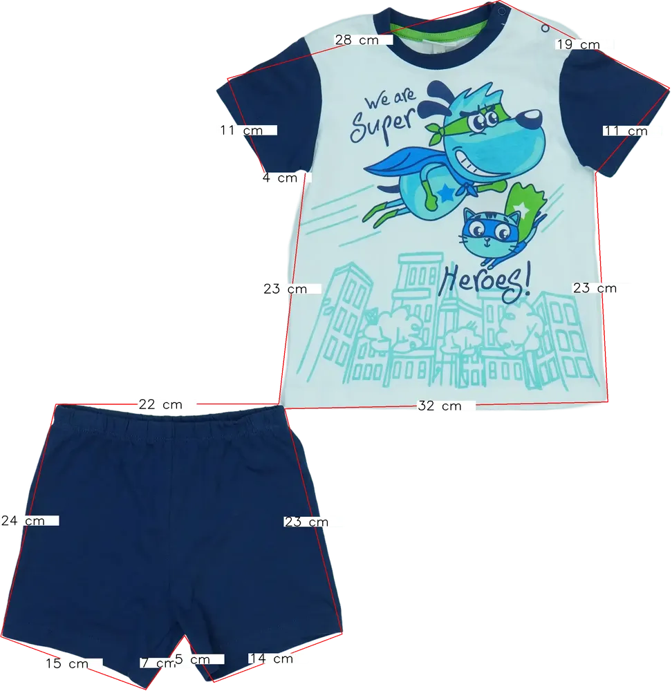 White OVS - Fagottino 2-piece set - Top &amp; Bottom EU 86 / UK 12-18 months / US 18 months