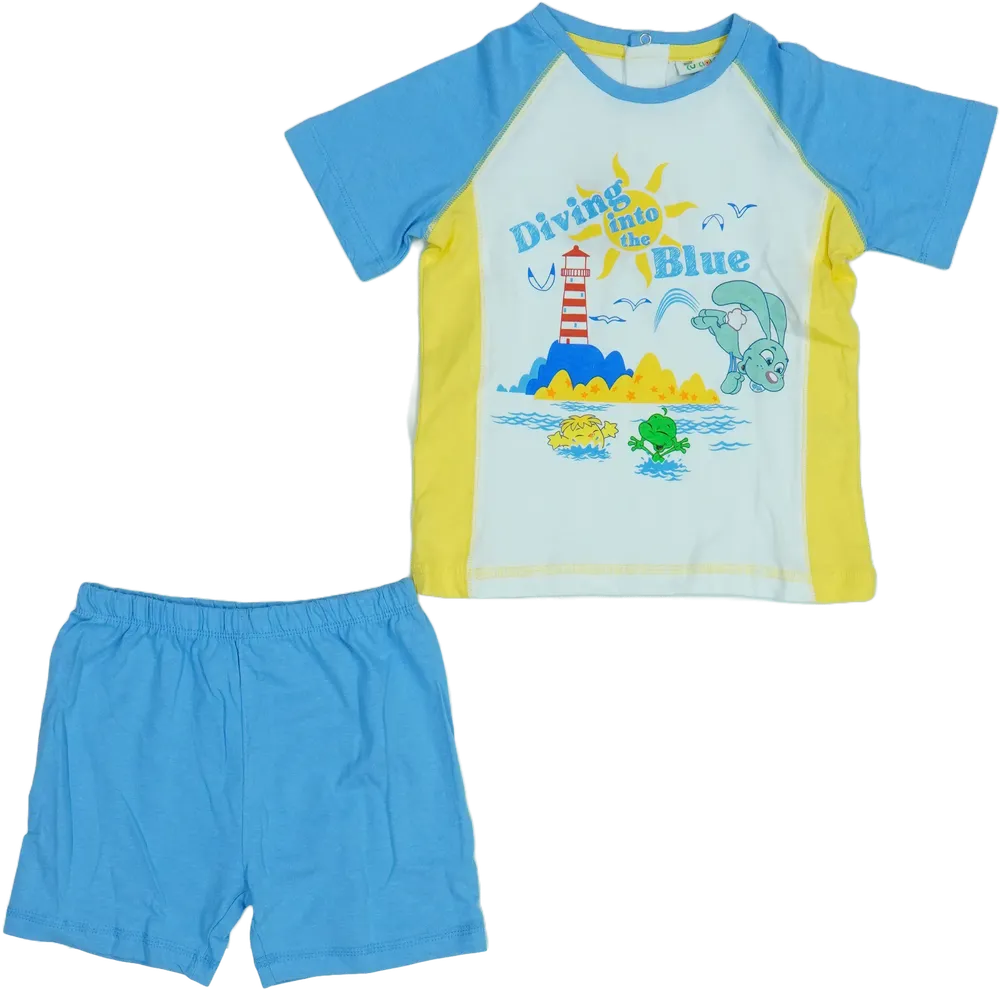 Blue OVS - Fagottino 2-piece set - Top &amp; Bottom EU 92 / UK 2 years / US 2T