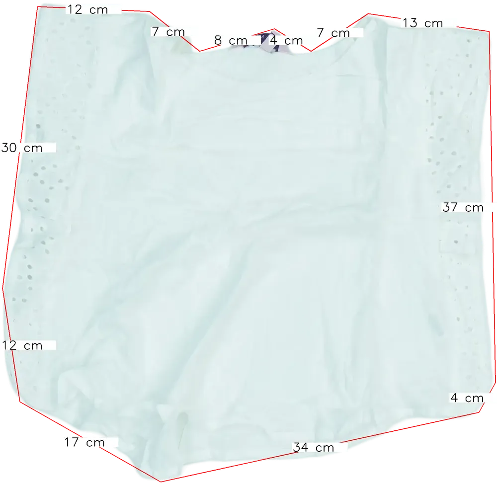 Fehér OVS Póló EU 140 / UK 10 év / US 10 év/L