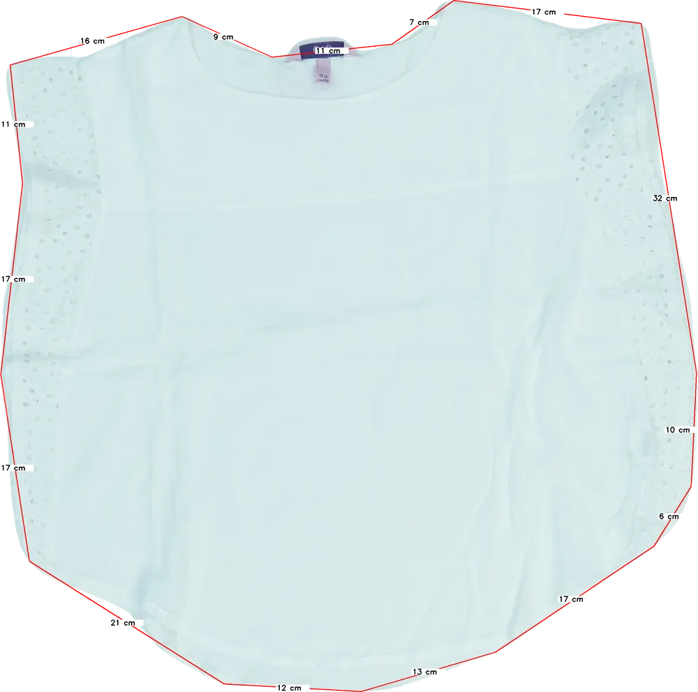 Fehér OVS Blúz EU 164 / UK 14 év / US 14 év/XL