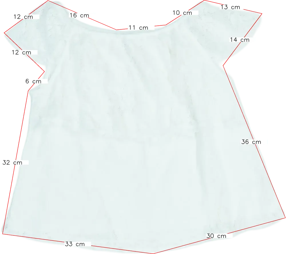 Fehér OVS Blúz EU 164 / UK 14 év / US 14 év/XL