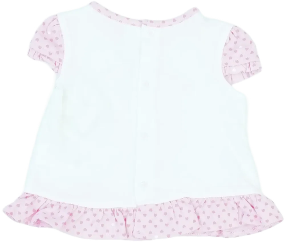 Fehér Disney Póló EU 62 / UK 0-3 hónap / US 0-3 hónap