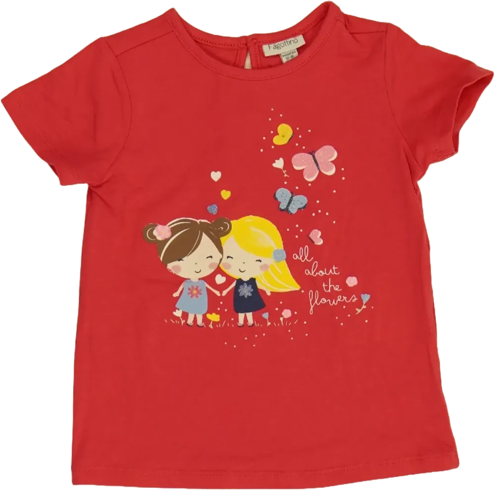 Rózsaszín OVS - Fagottino Póló EU 80 / UK 9-12 hónap / US 12 hónap