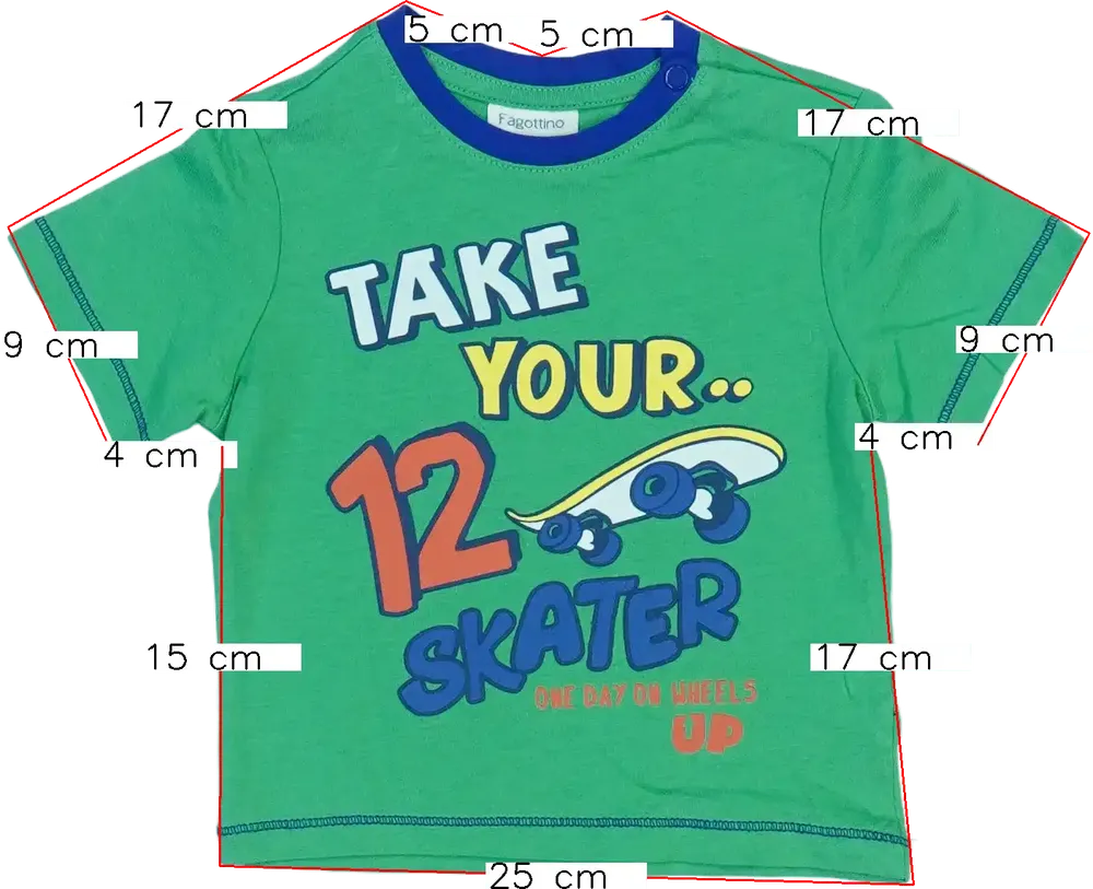 Zöld OVS - Fagottino Póló EU 74 / UK 6-9 hónap / US 6-9 hónap