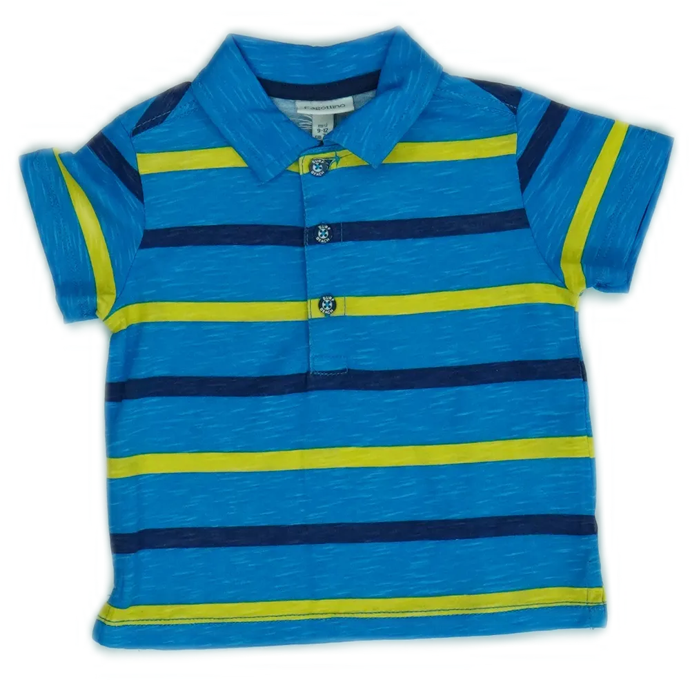 Kék OVS - Fagottino Galléros póló EU 80 / UK 9-12 hónap / US 12 hónap