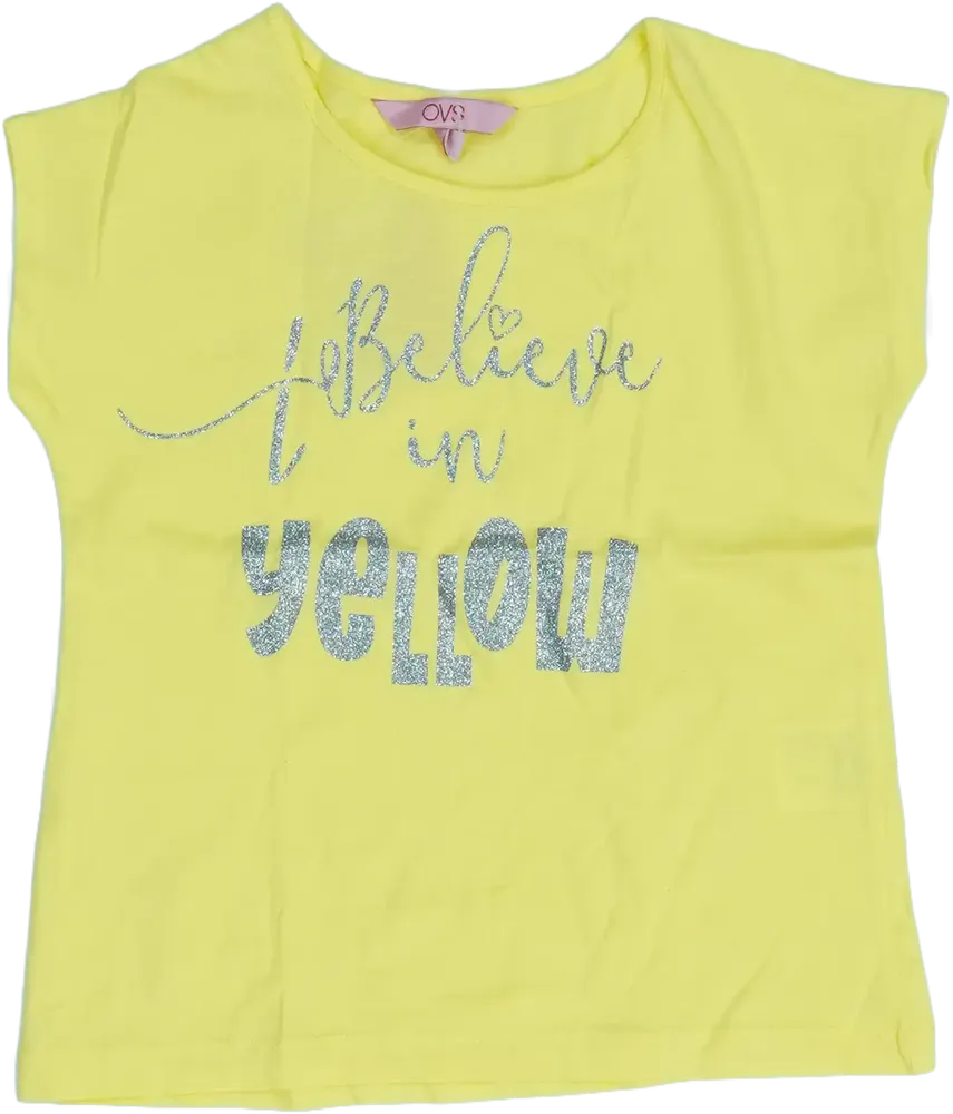 Sárga OVS Póló EU 110 / UK 5 év / US 5 év/XS